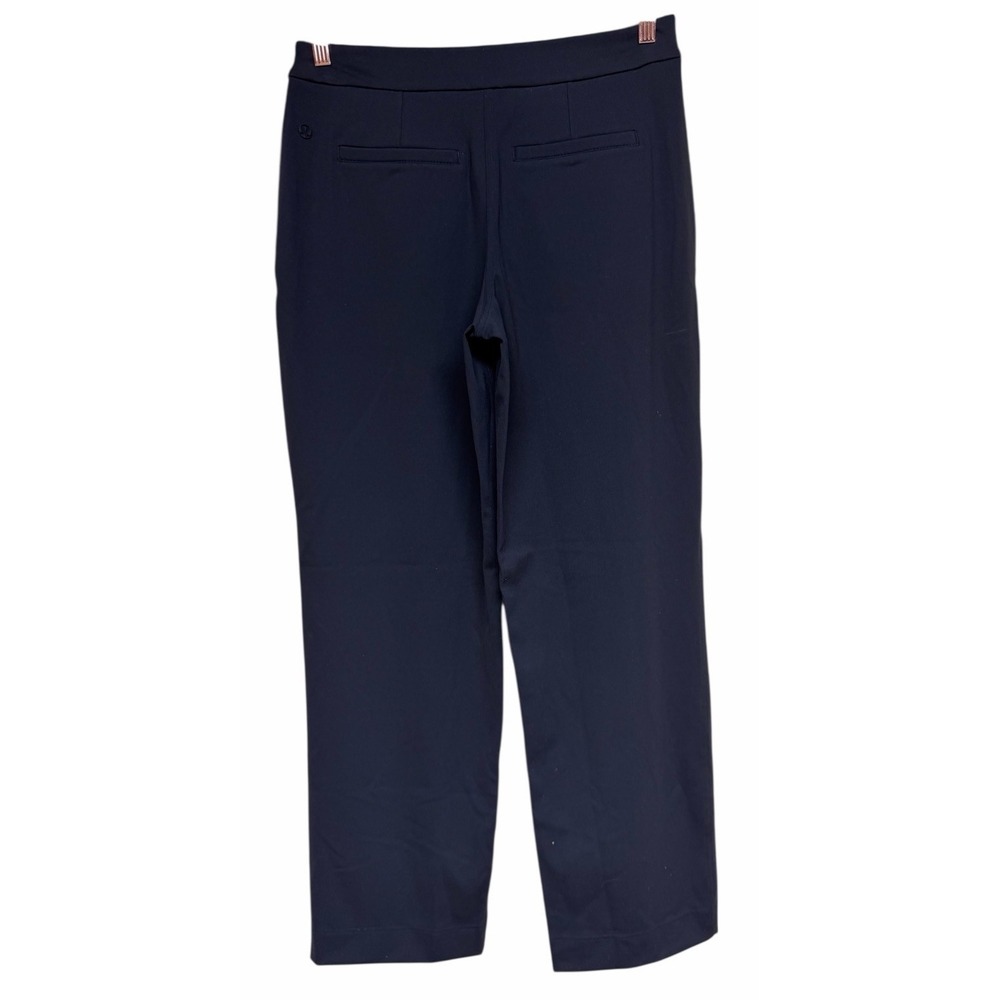 Lululemon Straight-Leg Mid-Rise Pant‎ Luxtreme Black Women's Size Medium - Picture 2 of 11